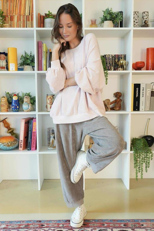 Terry B Classic Sweatshirt Rosewater
